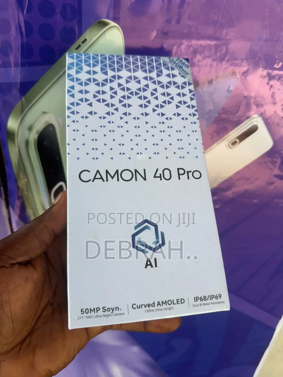 New Tecno Camon 40 Pro 5G 256 GB Black