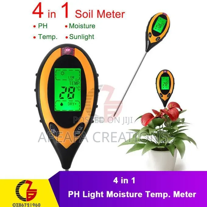 4-in-1 Digital Soil Ph Tester