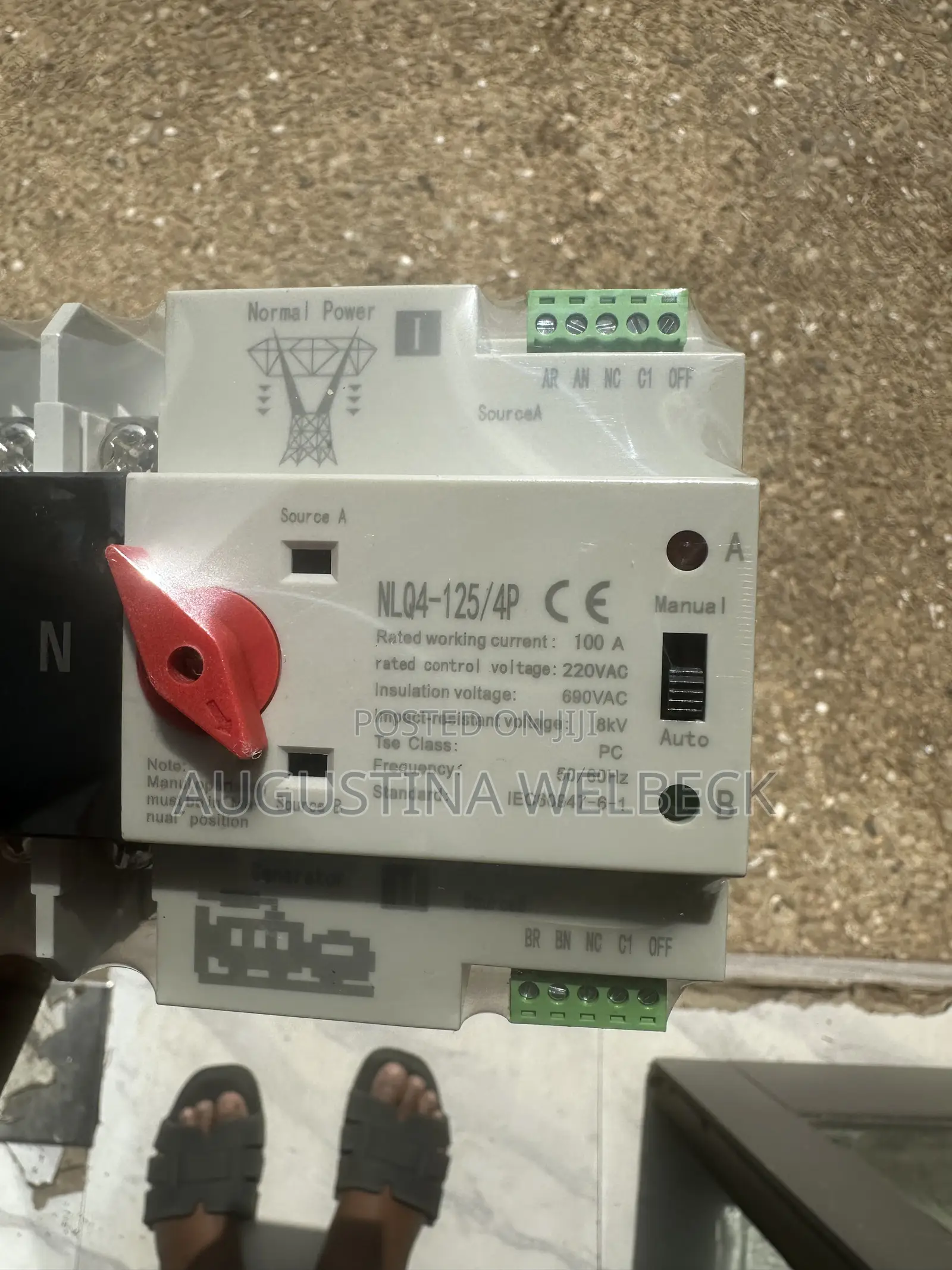 Dual Power Ats Changeover ( Single Phase)100amps