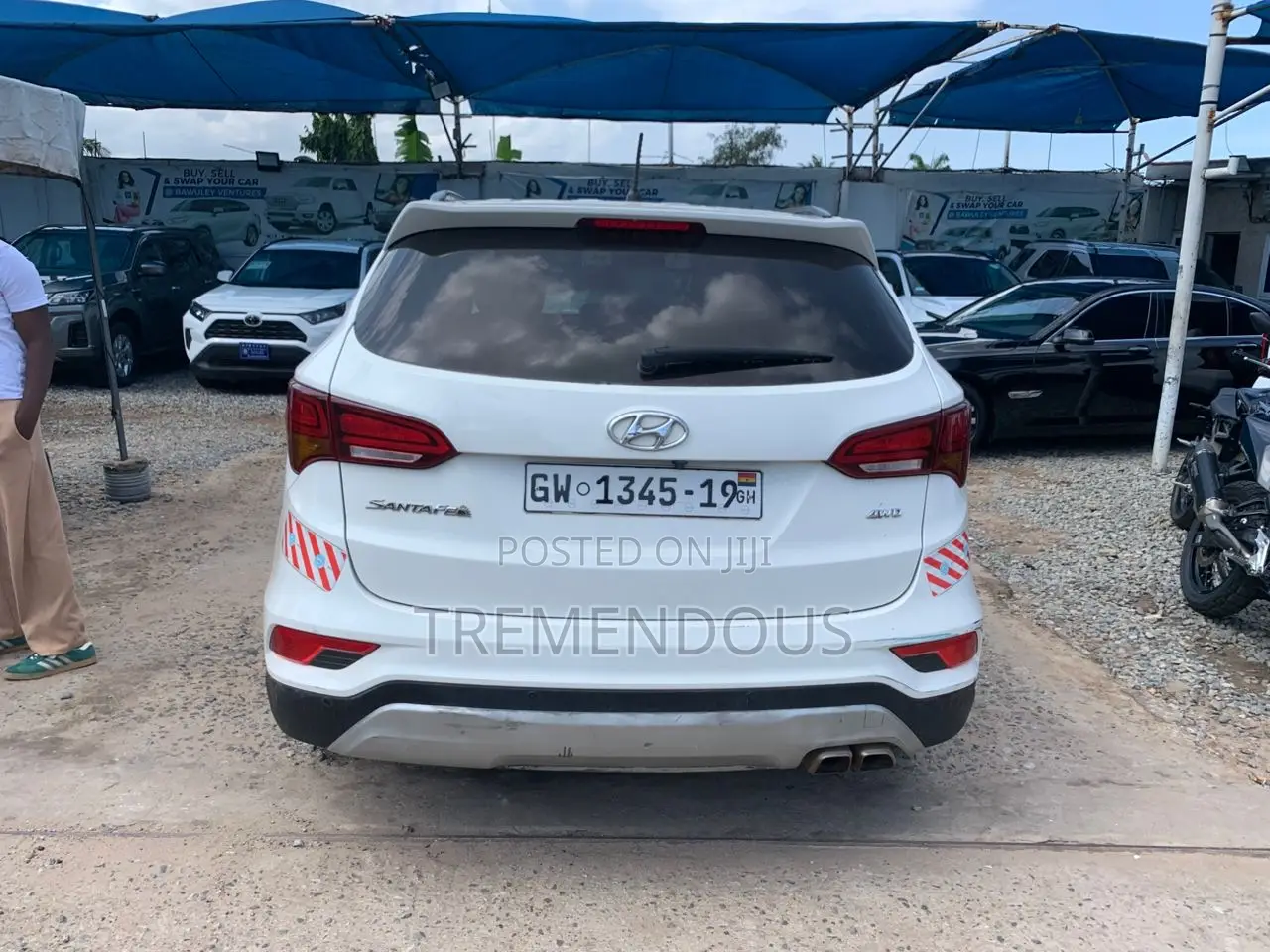 Hyundai Santa Fe SEL 2.4 AWD 2019 White