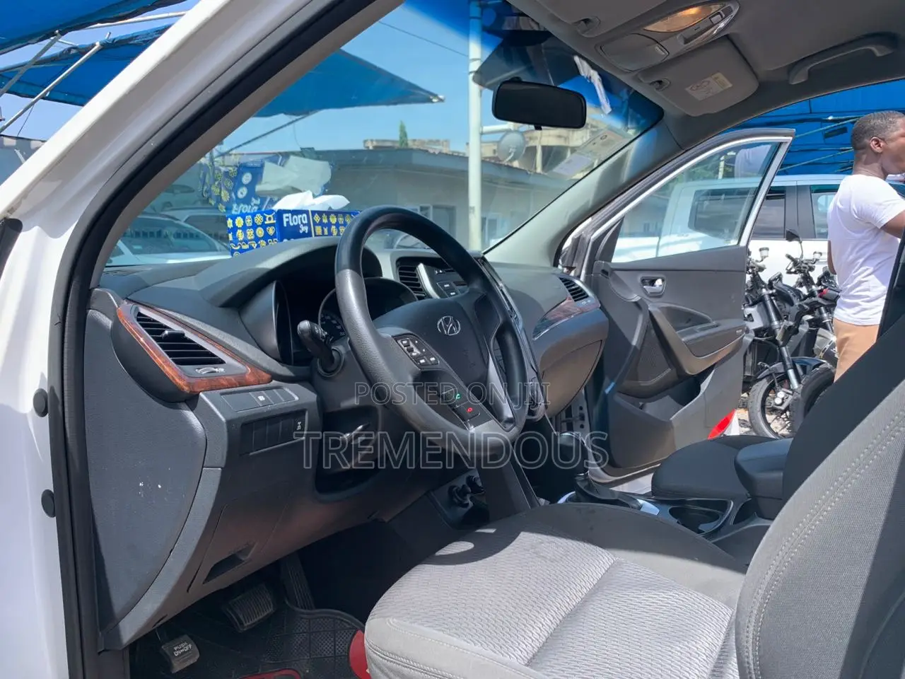 Hyundai Santa Fe SEL 2.4 AWD 2019 White