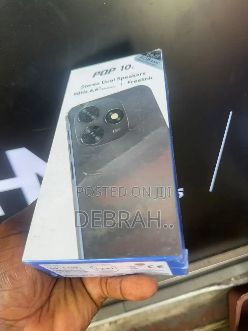 New Tecno Pop 10C 128 GB Black