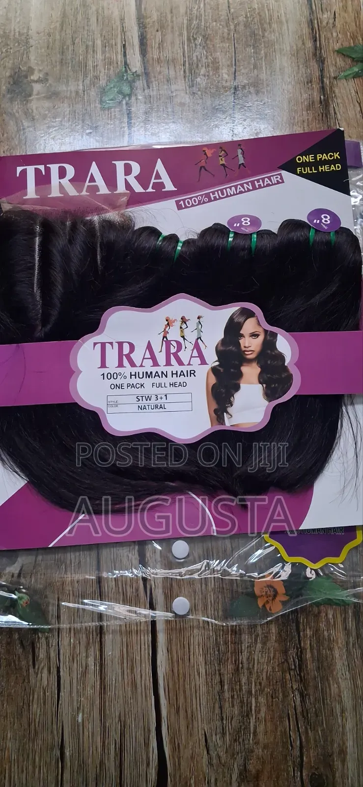Trara Human Hair STW 3+1 Natural 8inch
