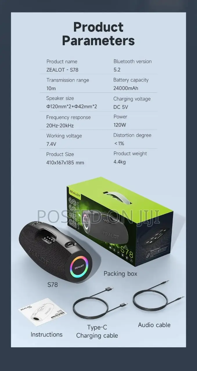 Zealot S78 Speaker
