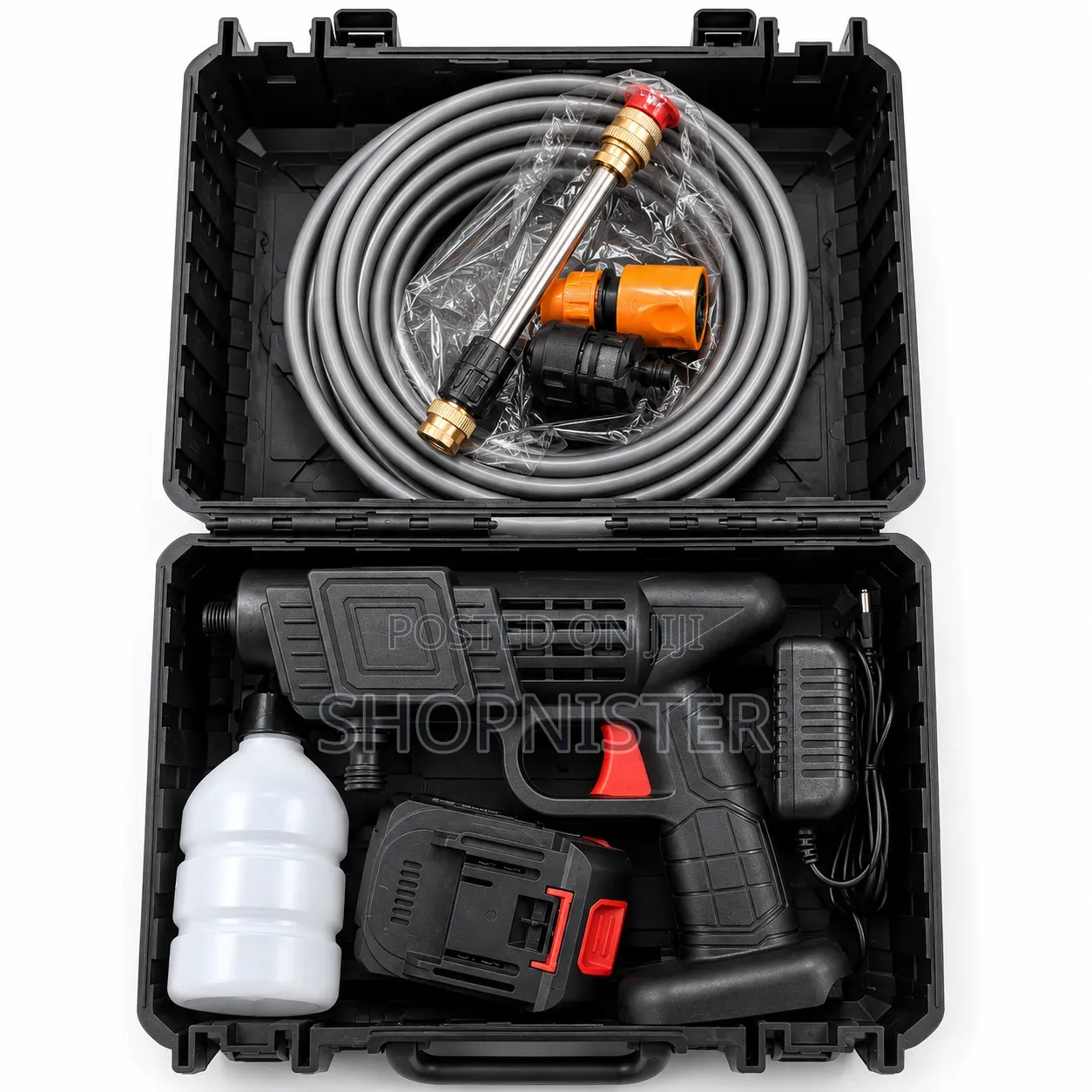 24v Cordless High-Pressure Washer Gun – Portable Car Wash Cleaning Kit