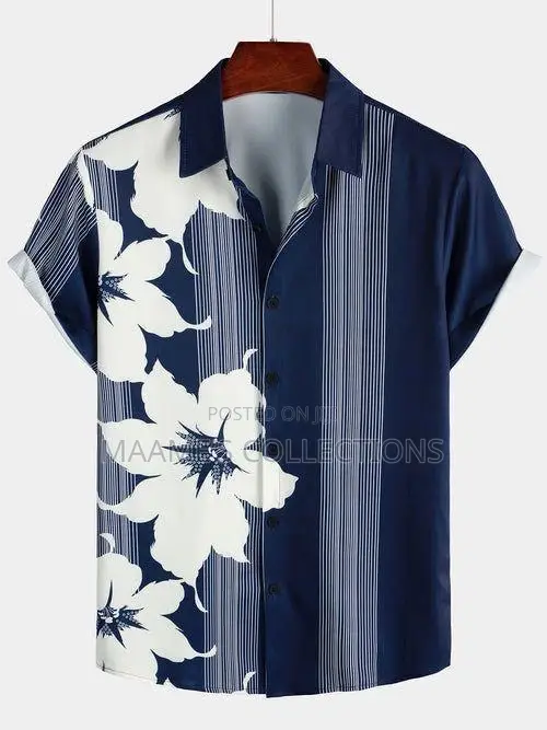 Unisex Summer Casual Button-down Shirt