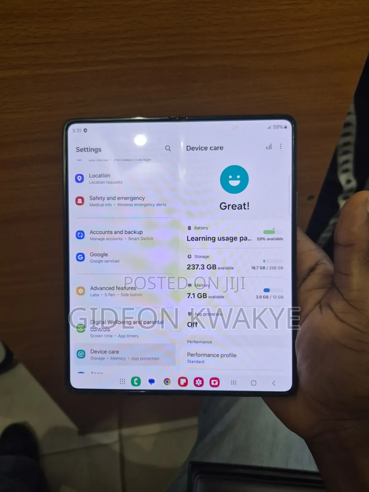 Samsung Galaxy Z Fold4 256 GB Green