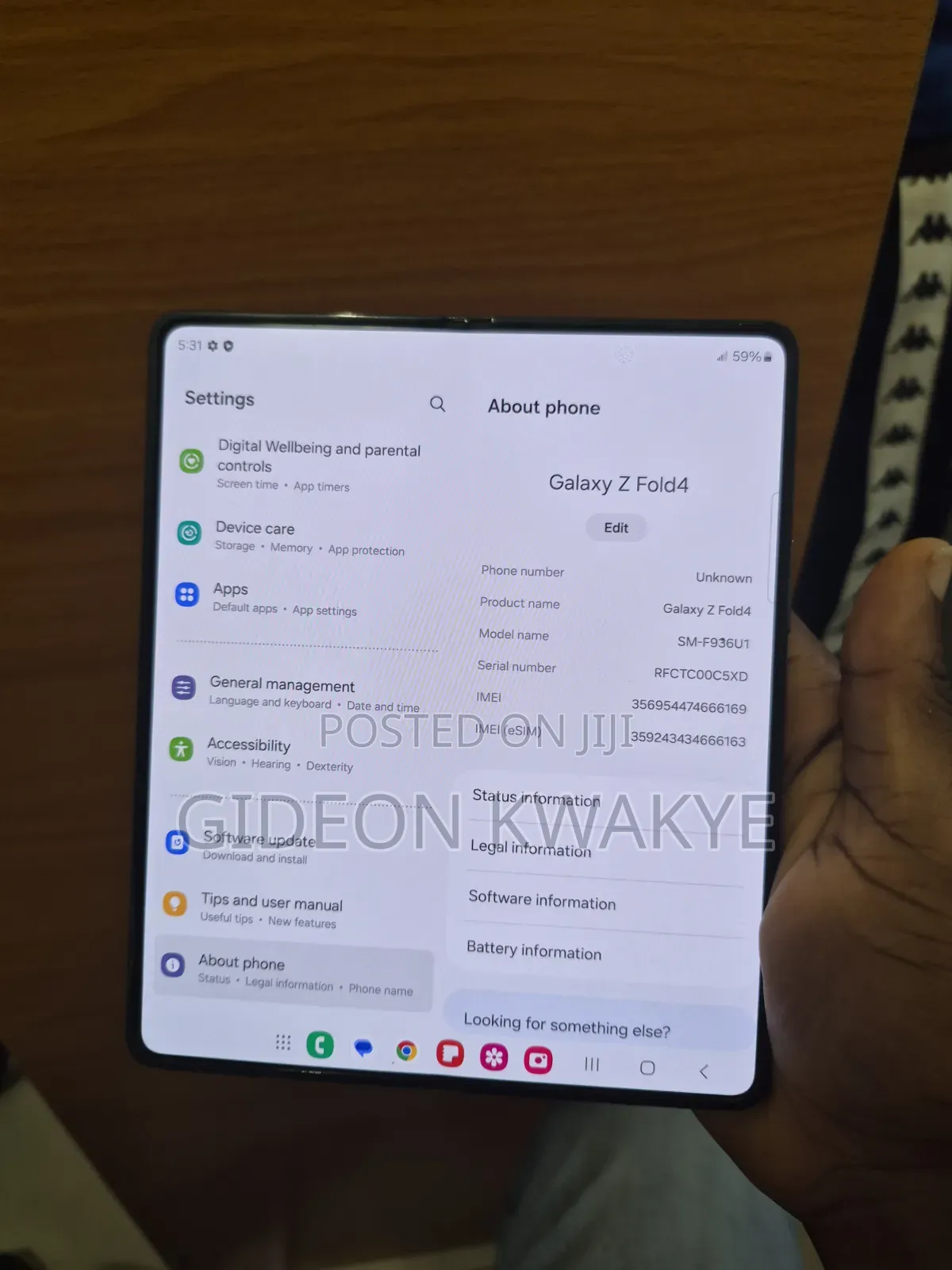 Samsung Galaxy Z Fold4 256 GB Green