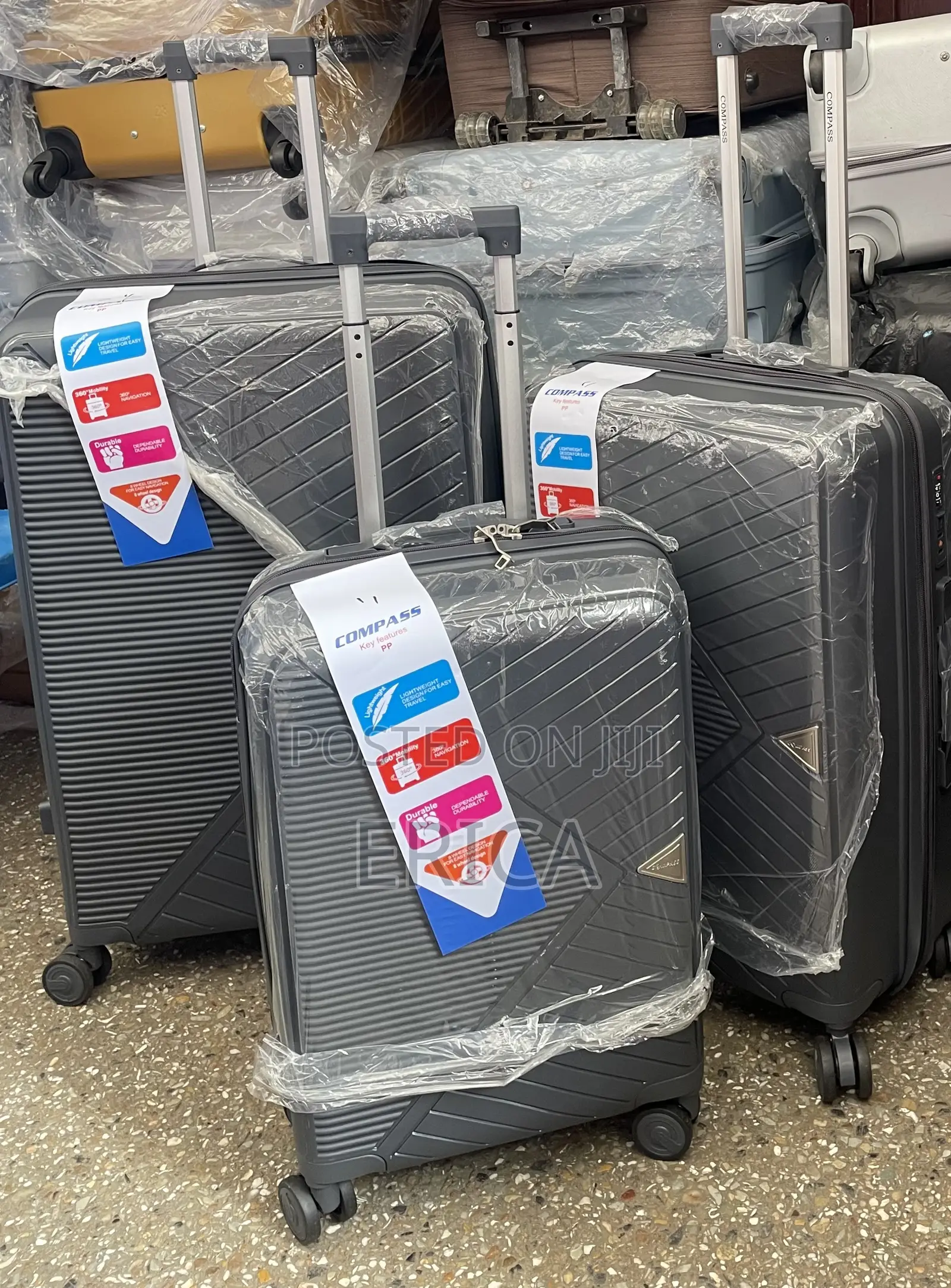 Premium 3in1 Anti-Crack Luggage Set – Travel Without Worries