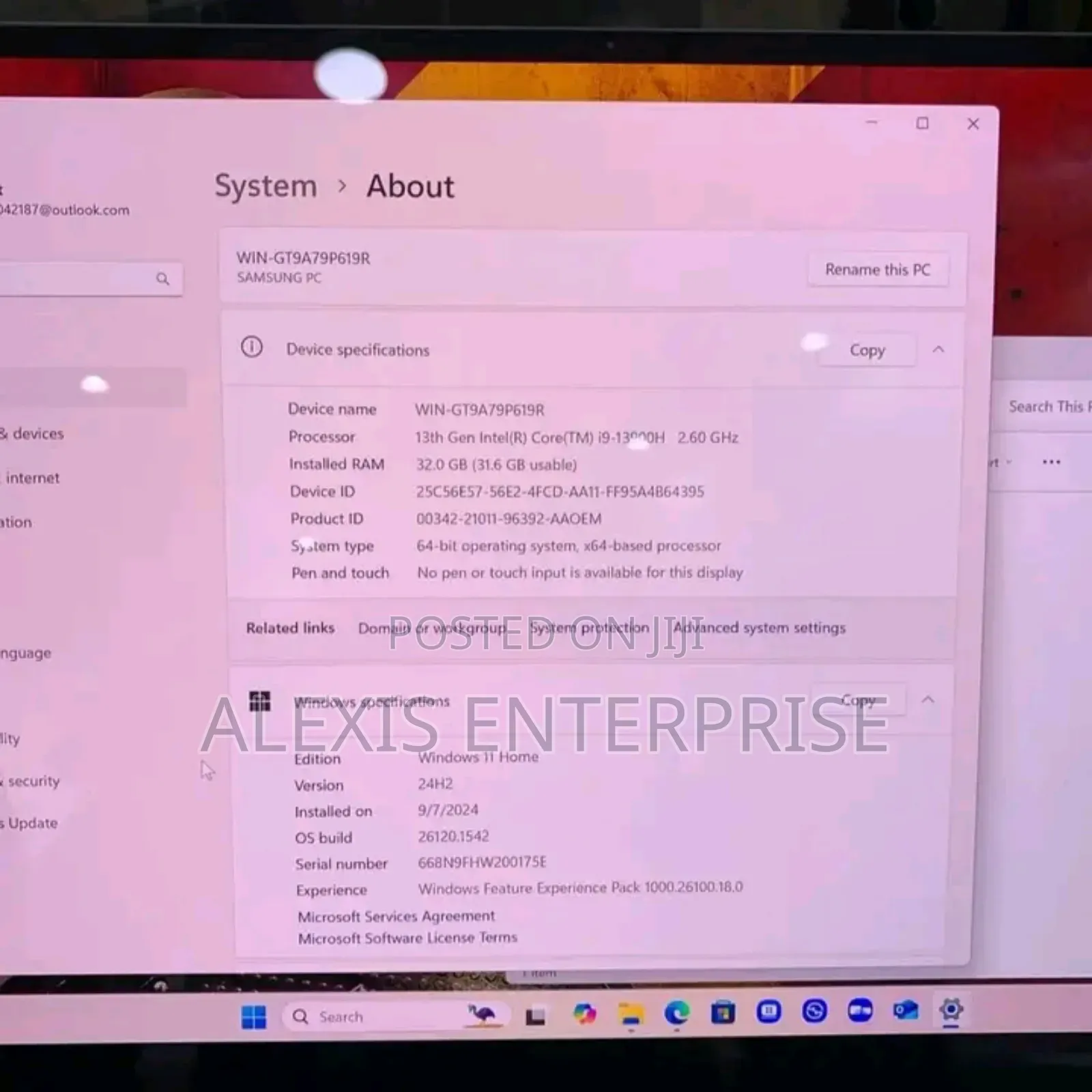 New Laptop Samsung Galaxy Book5 Pro 32GB Intel Core i9 SSD 1T