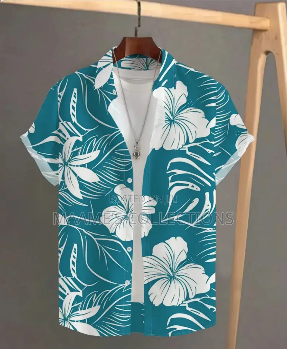 Unisex Summer Casual Button-down Shirt