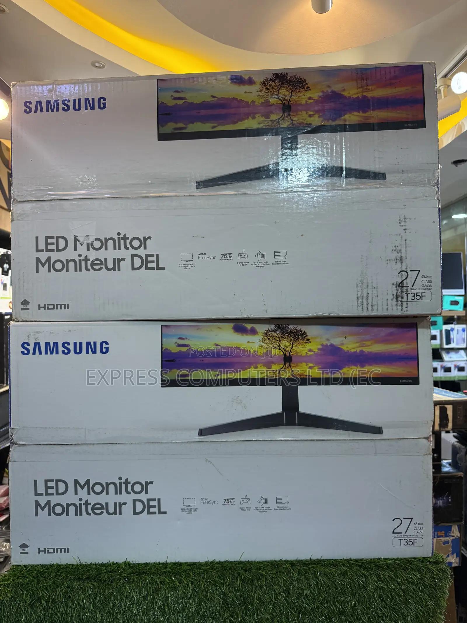 Samsung 27' T35f FHD 1080p Computer Monitor, 75hz, Ips Panel, Hdmi,