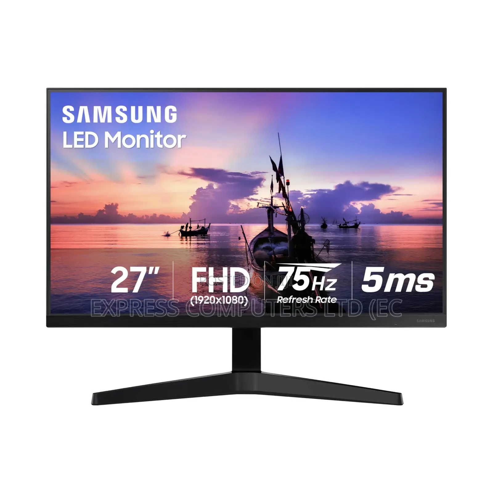 Samsung 27' T35f FHD 1080p Computer Monitor, 75hz, Ips Panel, Hdmi,