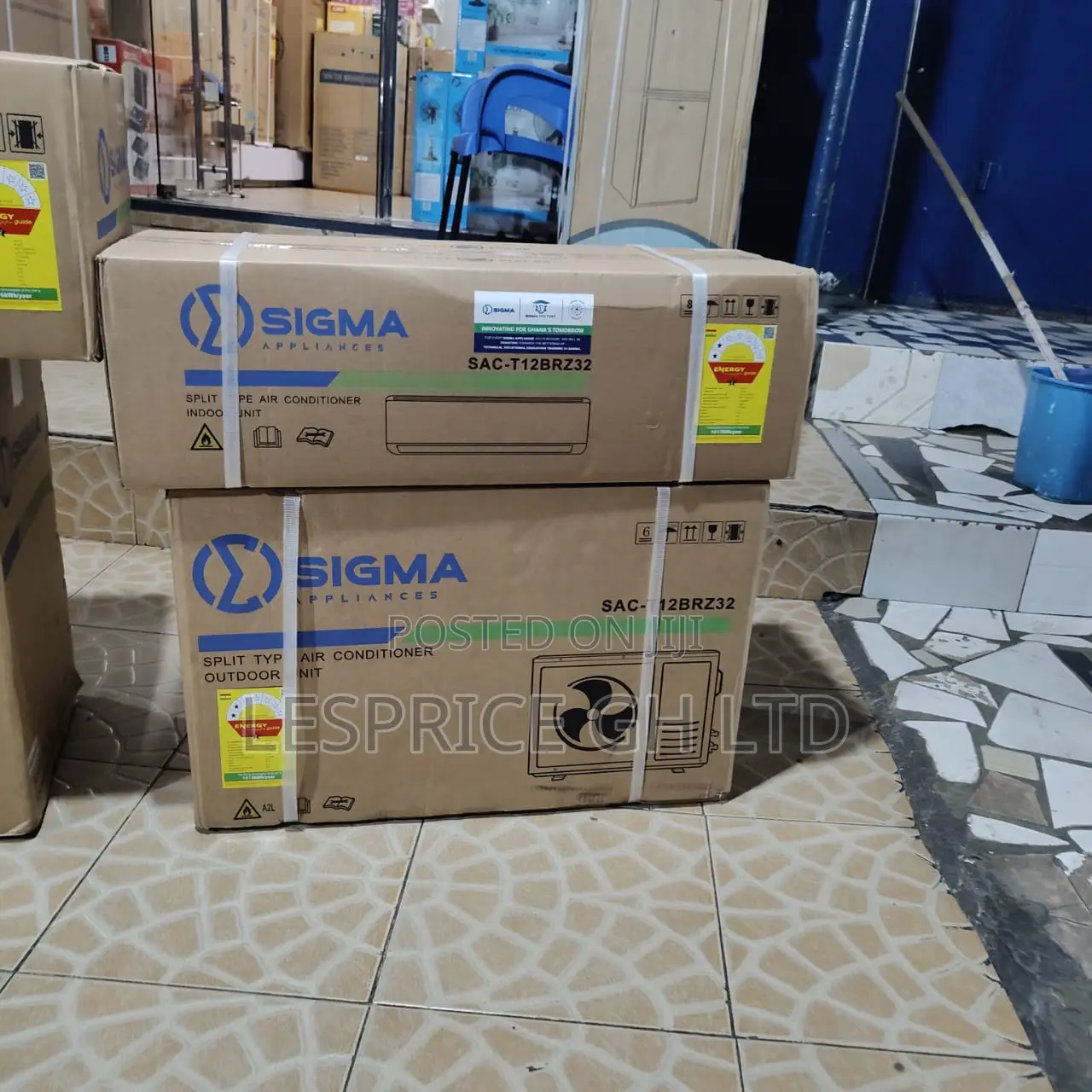 Nice and Authentic 1.5hp/R32 Gas Split Air Condition From Sigma