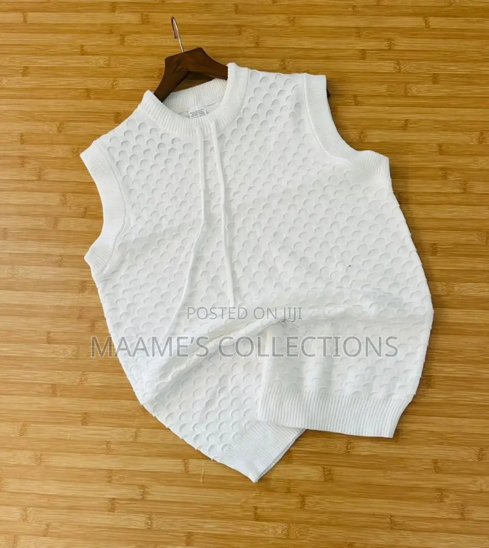 Woven Stock Armless / Sleeveless/ Vest /Tank Top