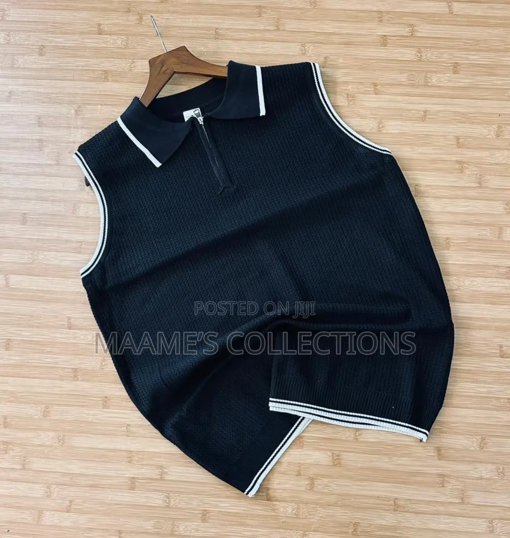 Woven Stock Armless / Sleeveless/ Vest /Tank Top