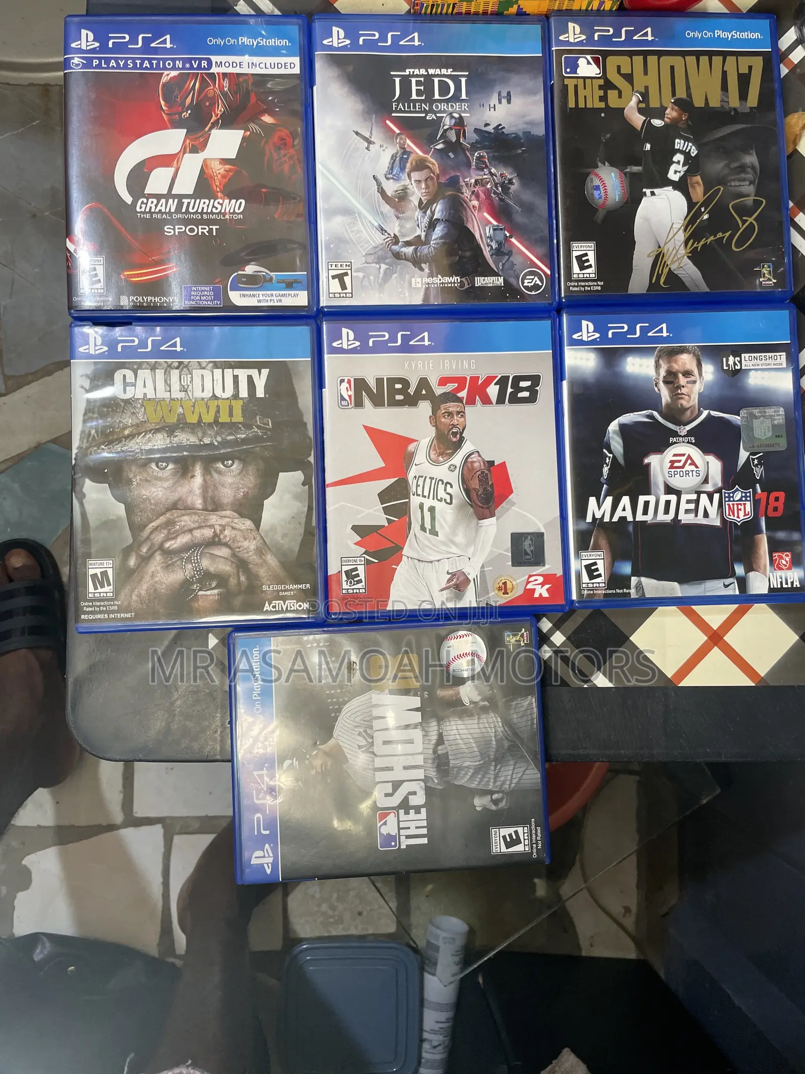 Ps4 Games Very Neat and Clean Includes Star Wars,C.O.D W/2,Gran T.