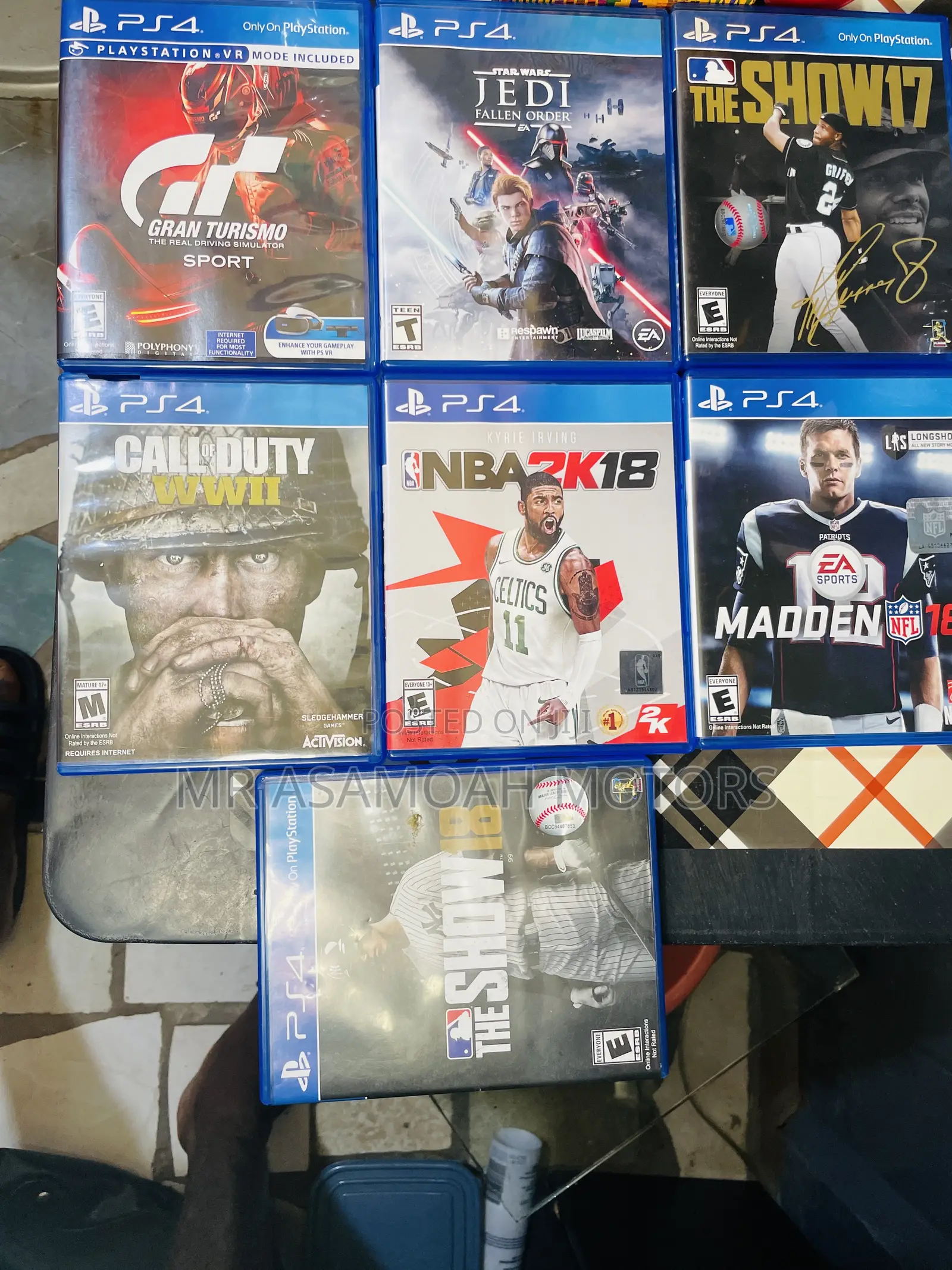 Ps4 Games Very Neat and Clean Includes Star Wars,C.O.D W/2,Gran T.
