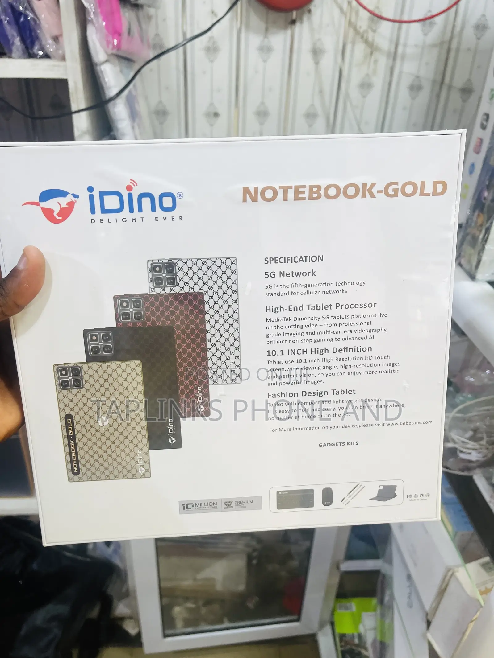 New Idino Notebook Action 512 GB Yellow