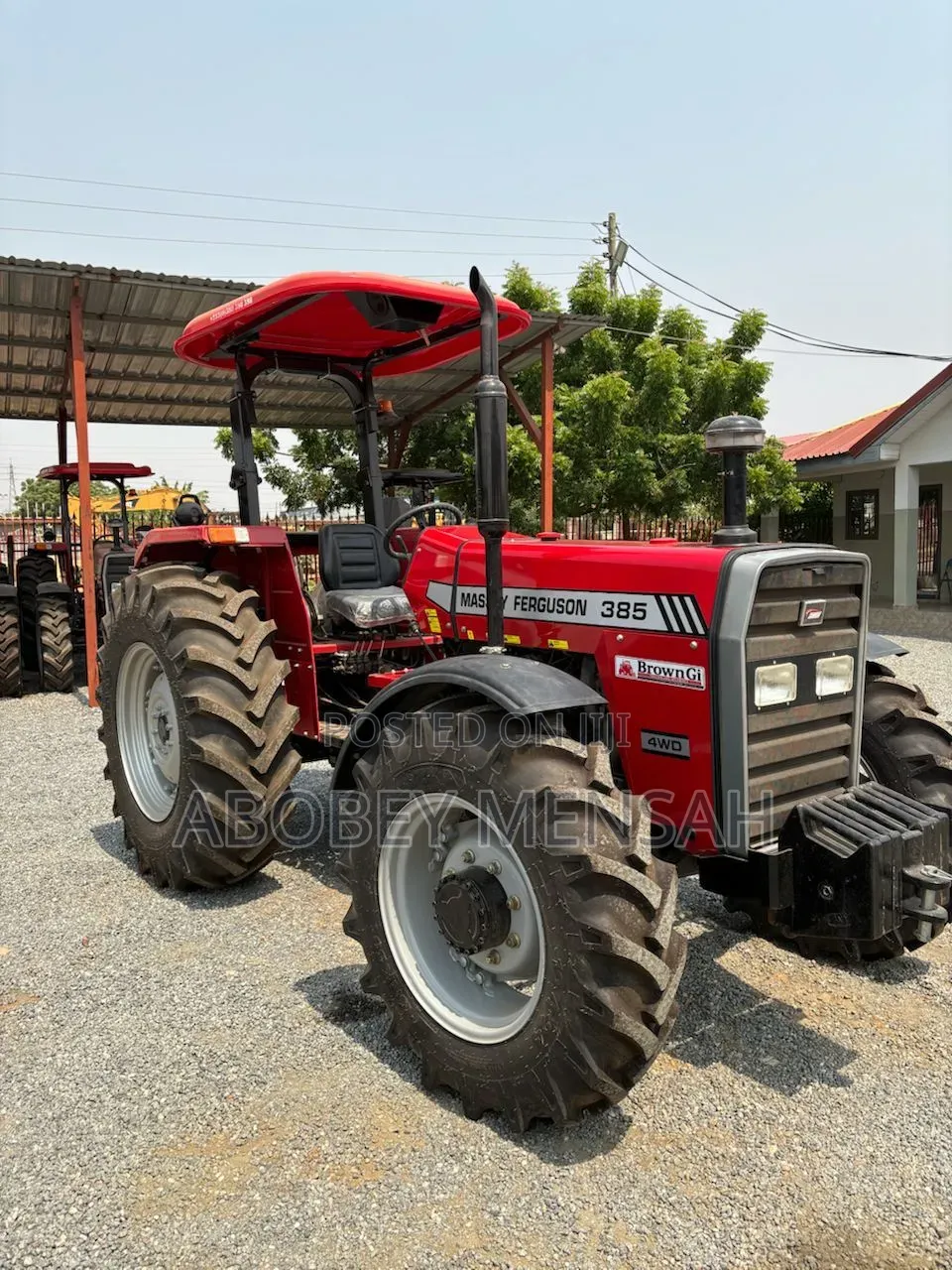 Brand New Mf Tractors With Plough.
