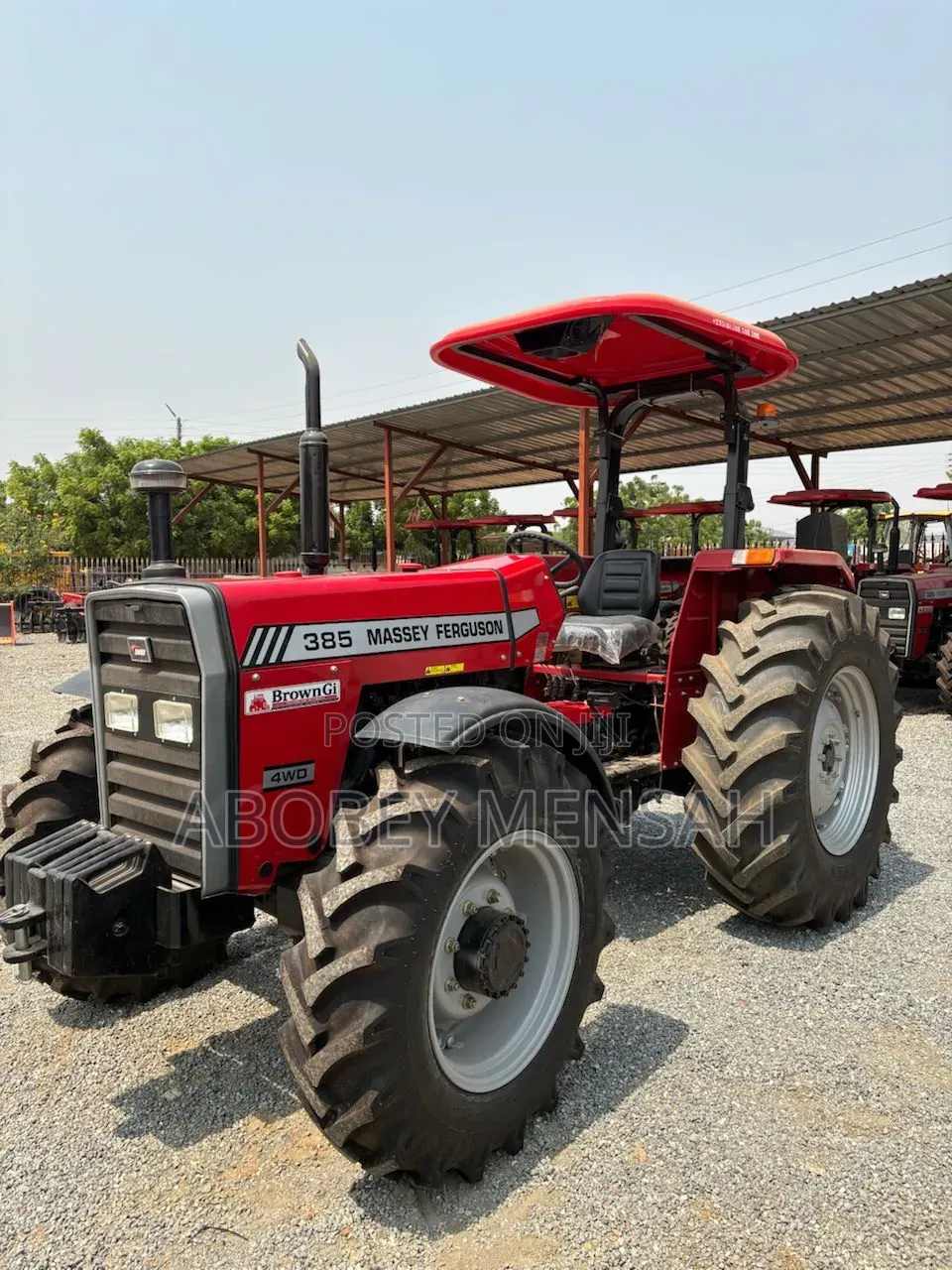 Brand New Mf Tractors With Plough.