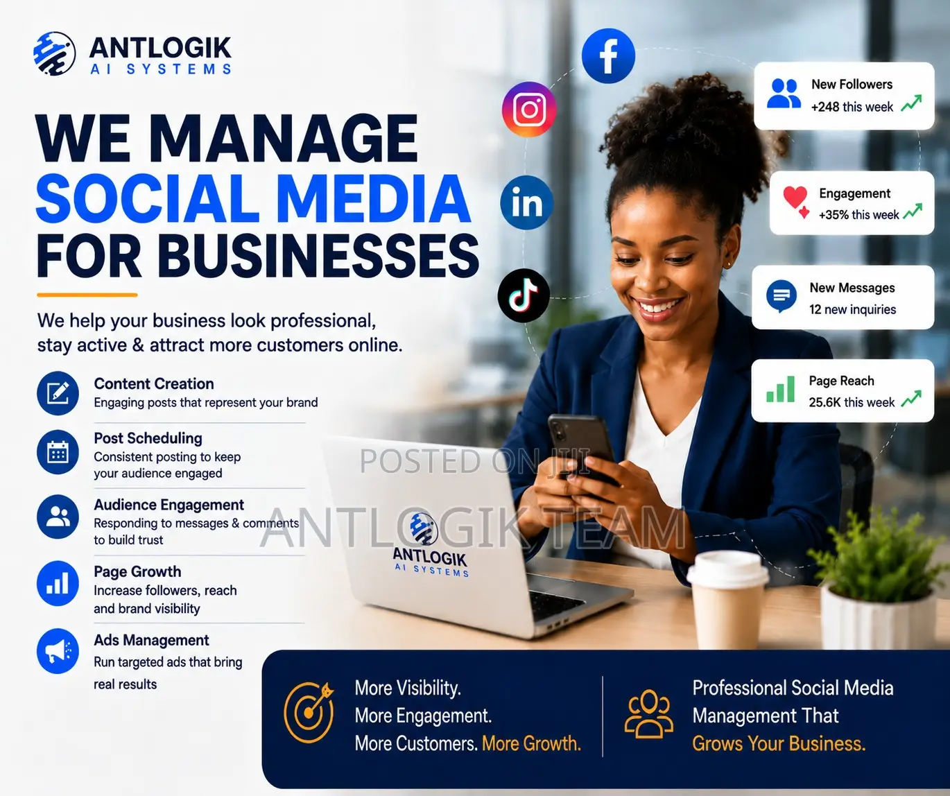 Social Media Management Services For Businesses In Ghana