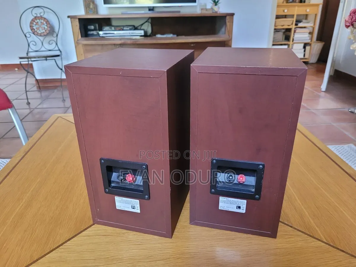 Powerful Sony Studio Passive Bookshelf Speakers Good Sound Quality