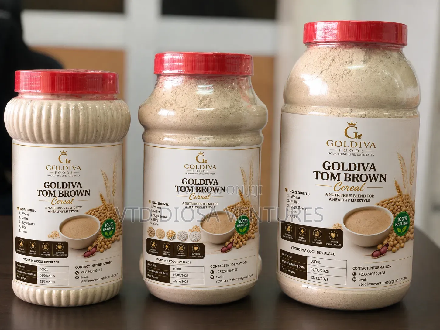 Goldiva Tom Brown Cereal