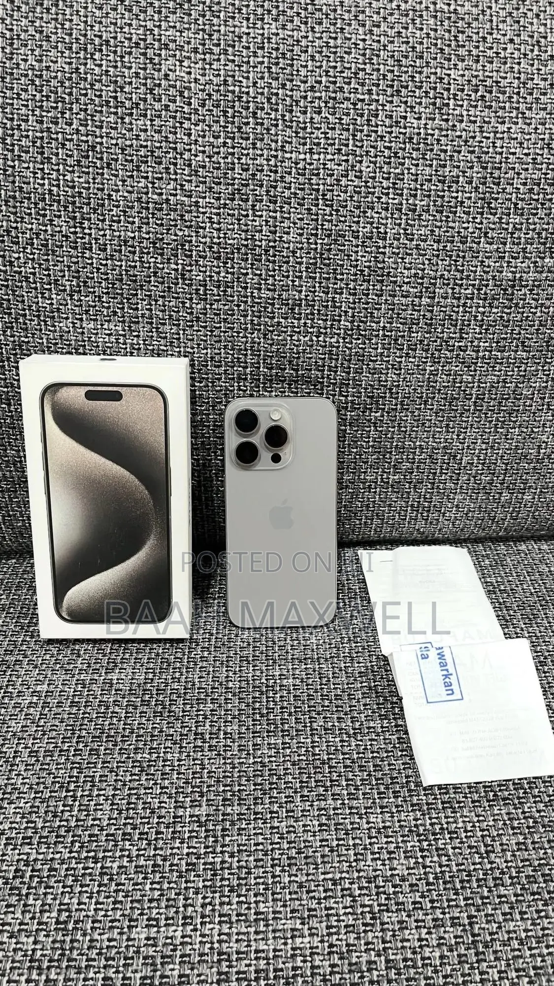 Apple iPhone 15 Pro Max 256 GB Silver
