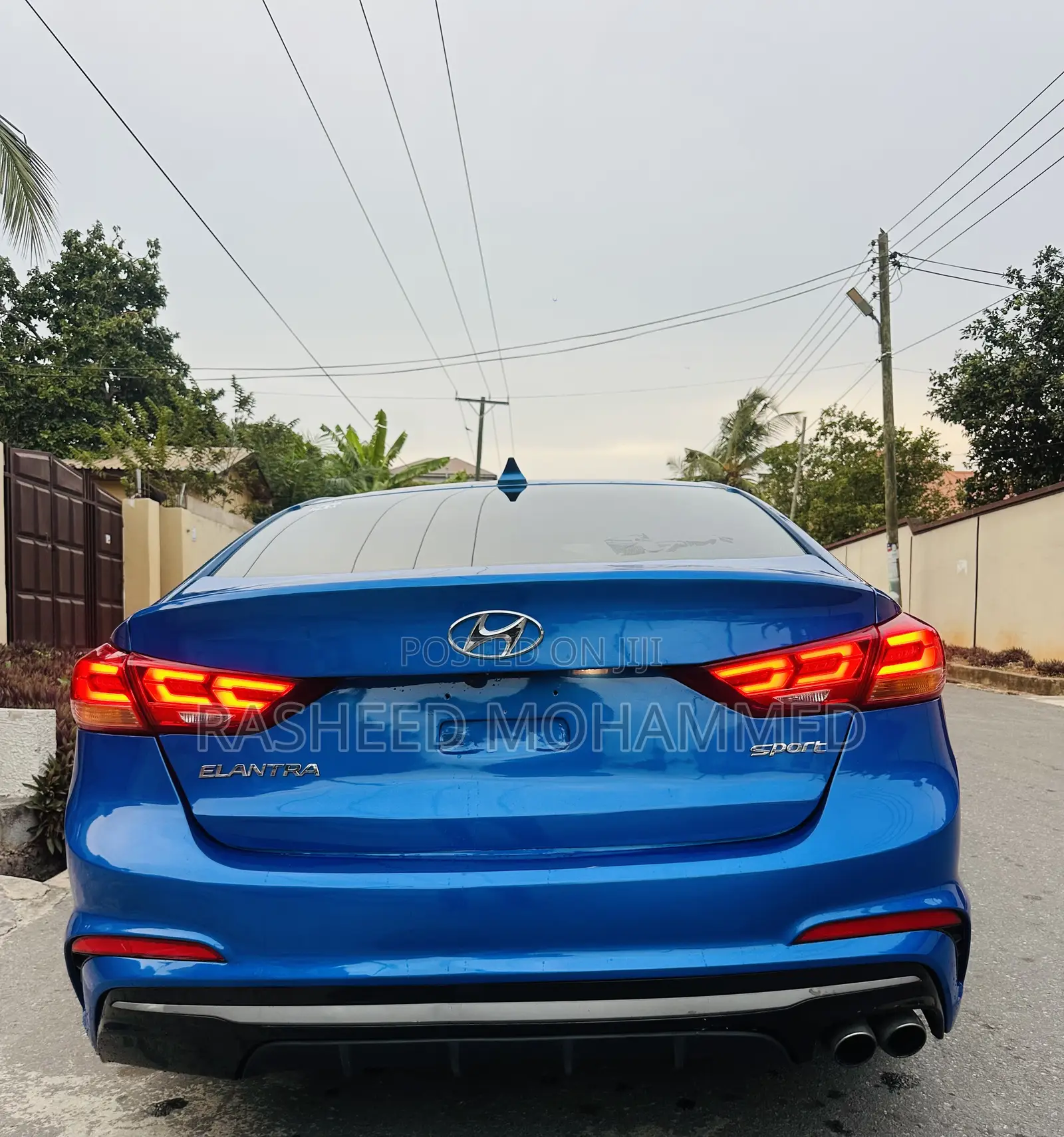Hyundai Elantra Sport 2018 Blue