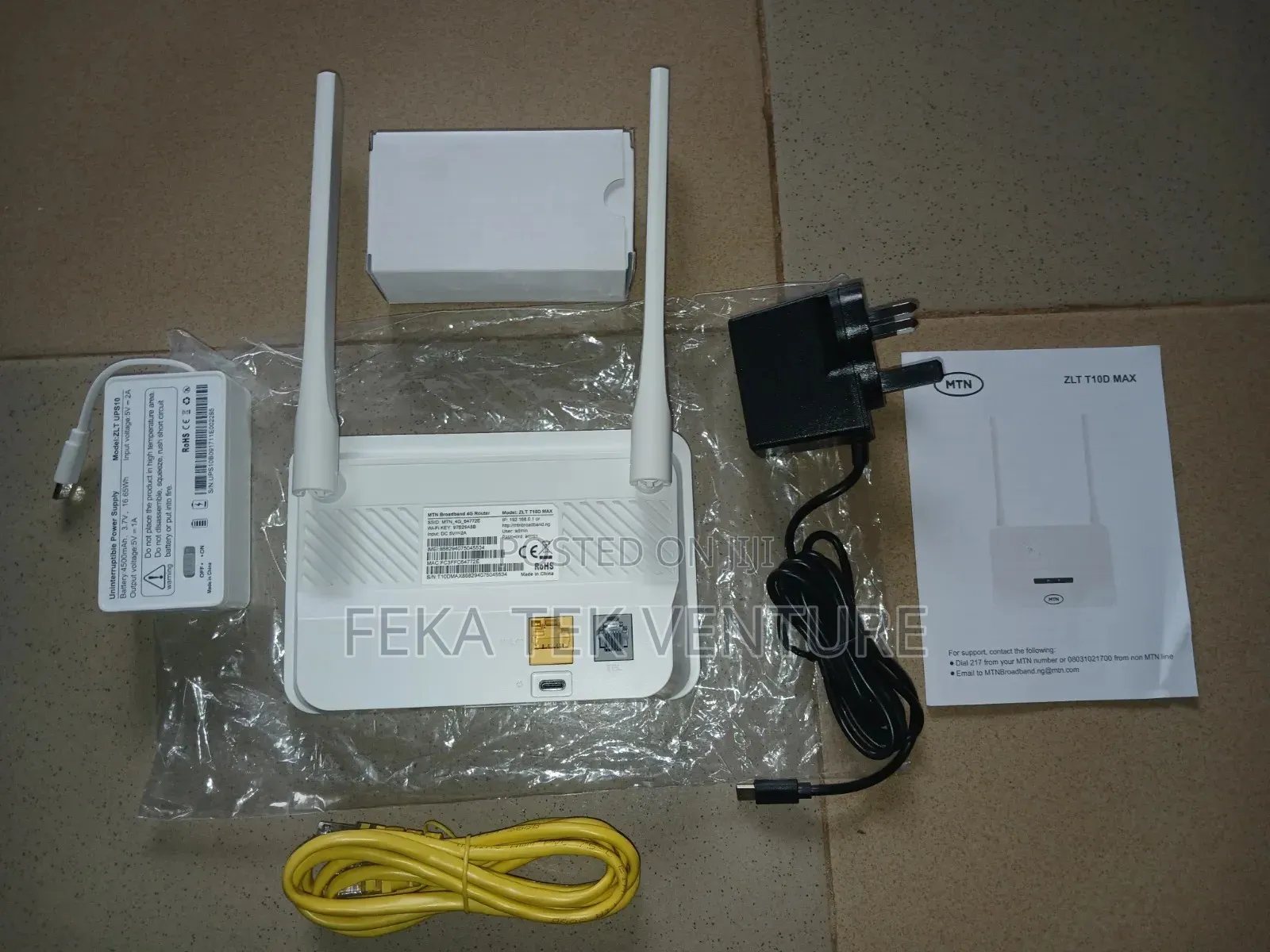 MTN 4g Turbonet Router(Voda,At,Mtn Supported) + Powerbank