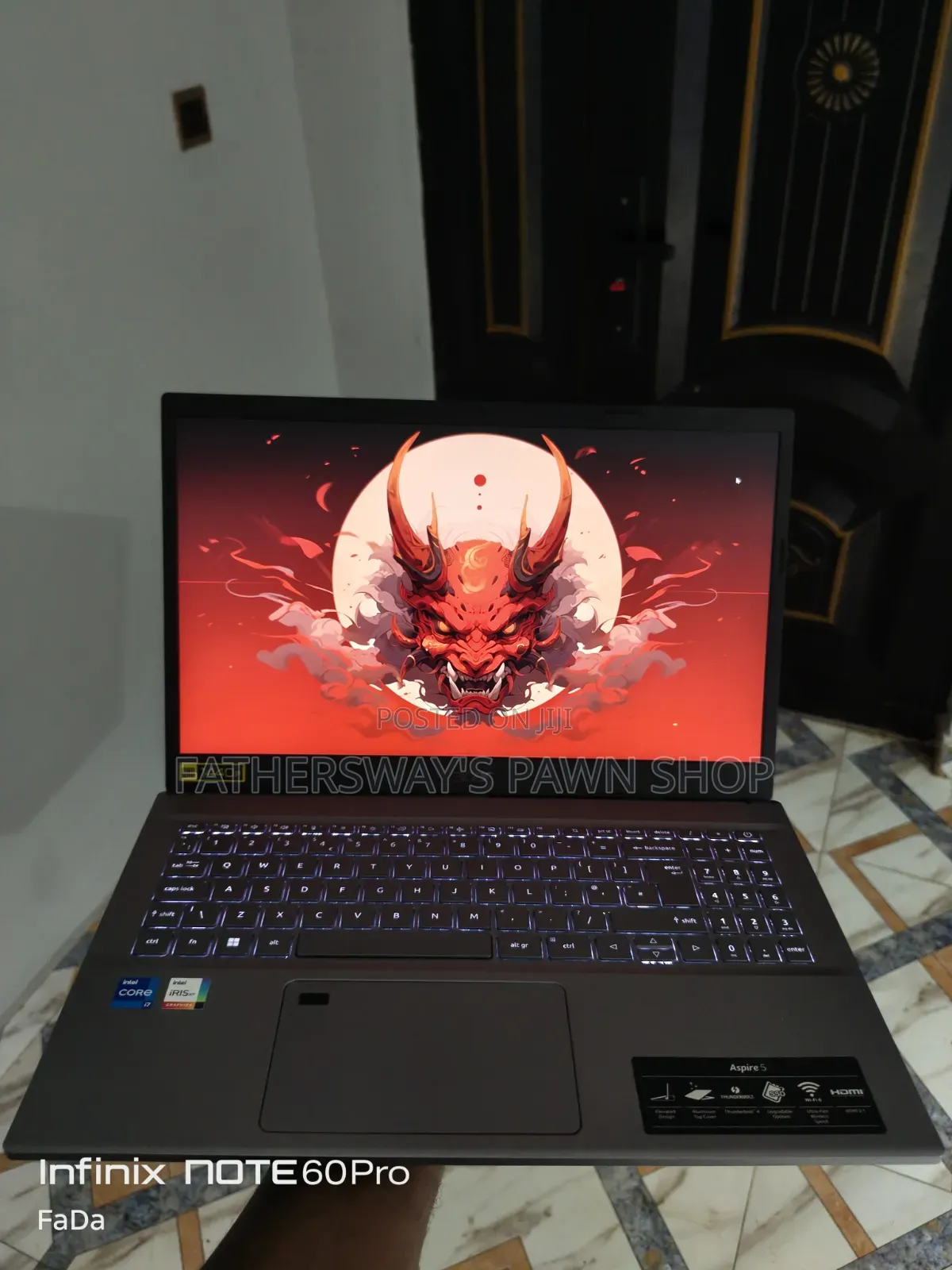 Laptop Acer Aspire 5 8GB Intel Core i7 SSD 256GB