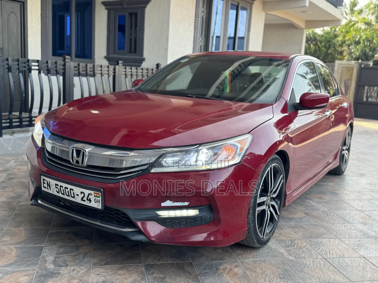 Honda Accord Sport 4dr Sedan FWD (2.4L 4cyl 2A) 2016 Red