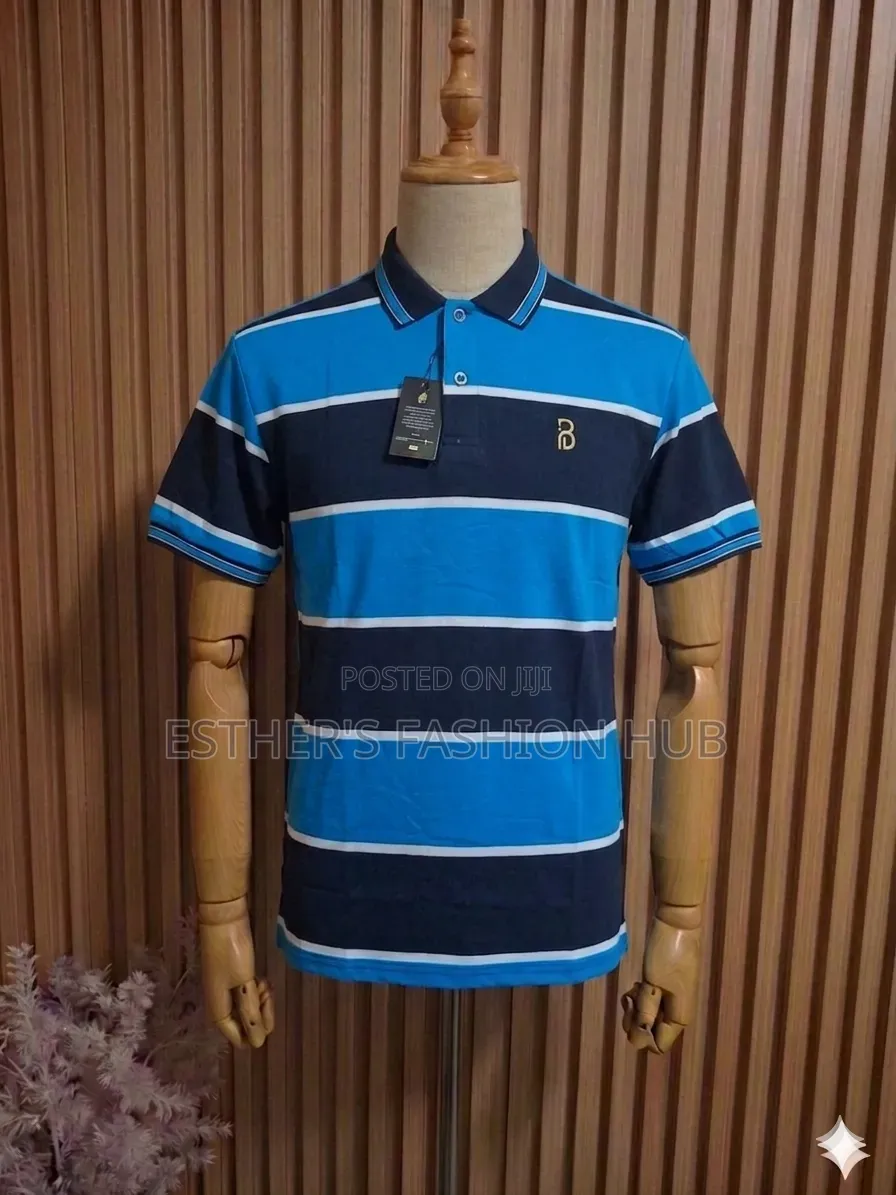 Men's Striped Lacoste/ Club -T