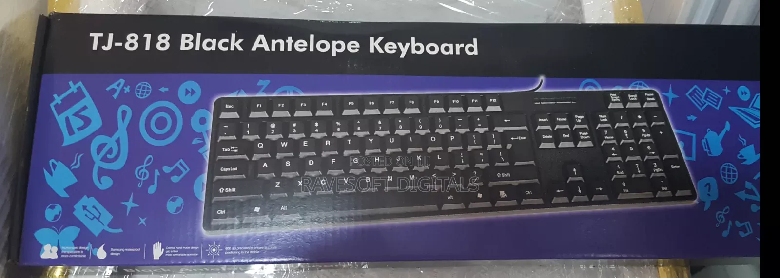 Tj 818 Block Antelope Keyboard