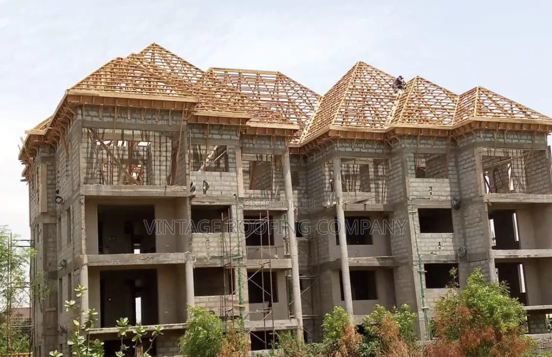 Carpentry Works and Black Shingles