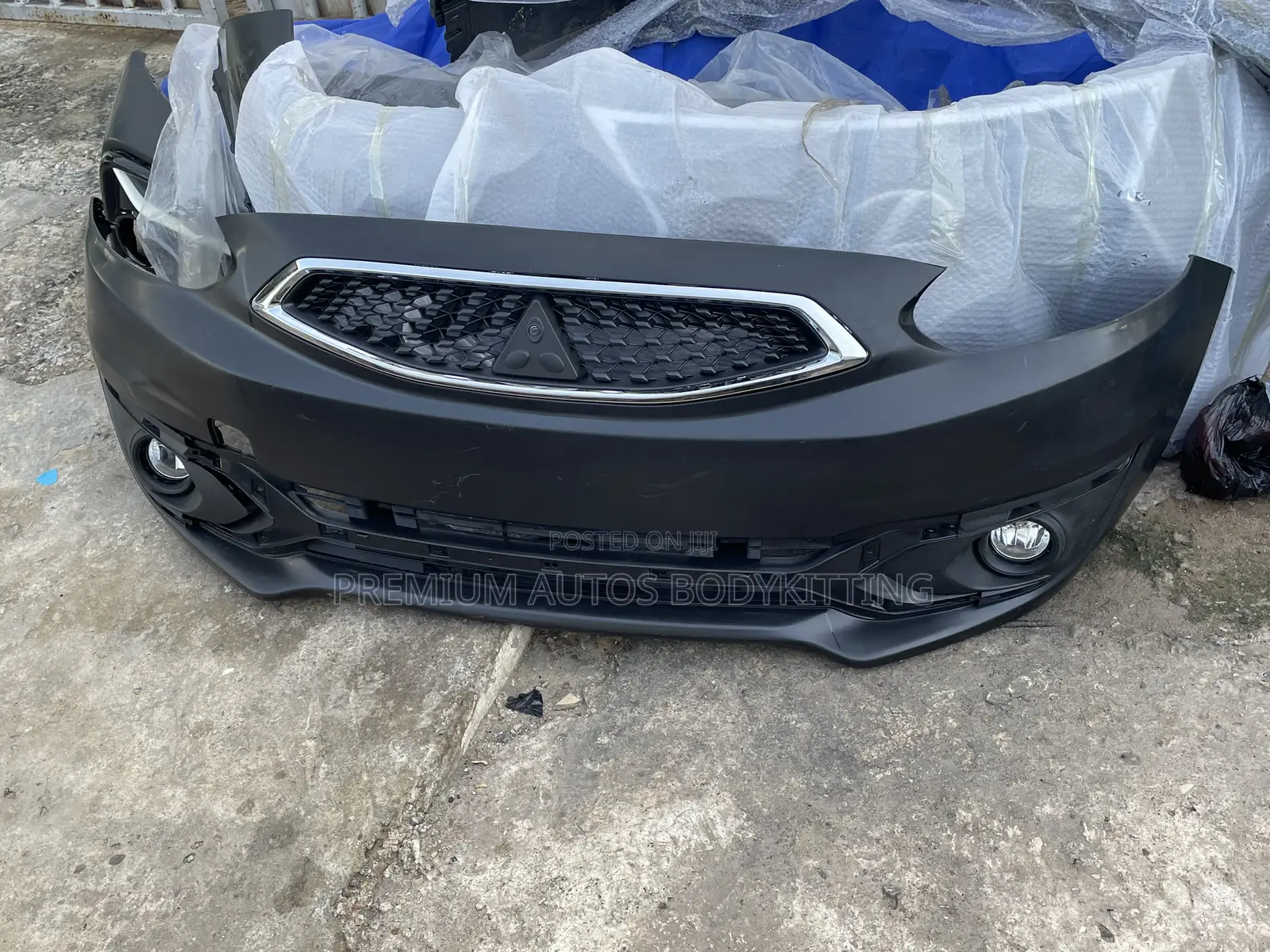 2018 Mitsubishi Mirage Complete Front Bumper Assembly – Oem Quality
