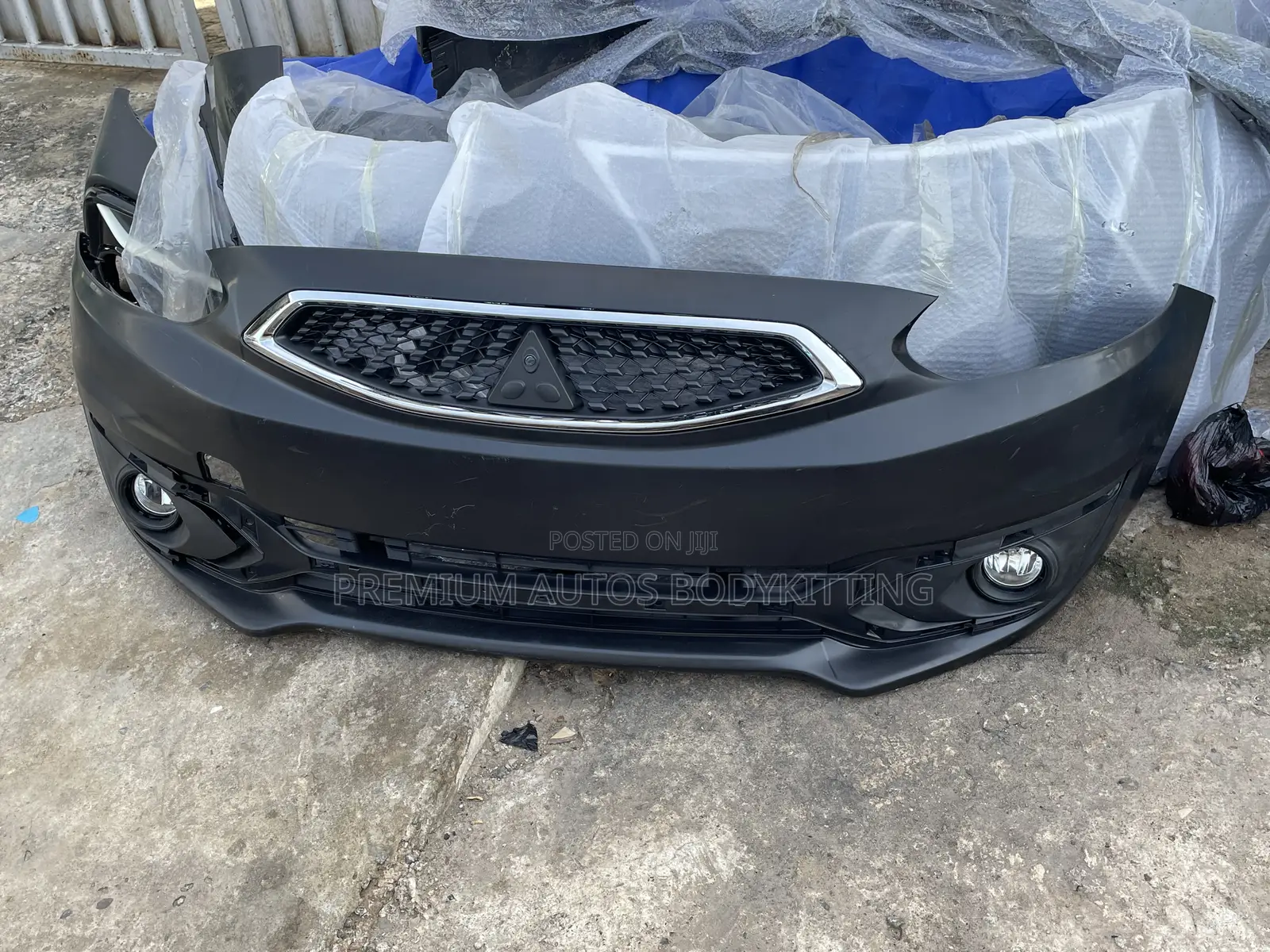 2018 Mitsubishi Mirage Complete Front Bumper Assembly – Oem Quality