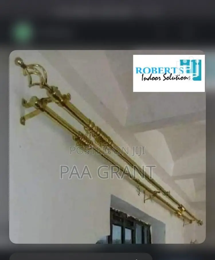 Double Curtains Rods Built Tough Fo Both Living Bedrooms