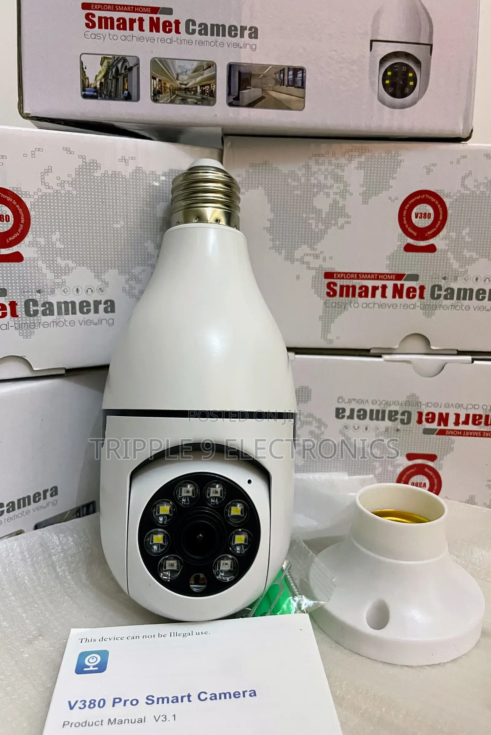 New Improved Bulb Wireless CCTV Camera