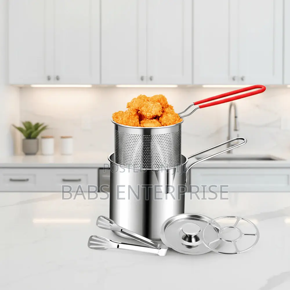 Decakila 1.5 L Stainless Steel Fryer Pot - Kmep051m