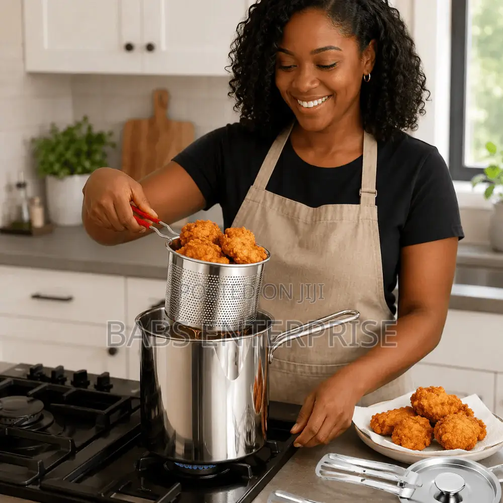 Decakila 1.5 L Stainless Steel Fryer Pot - Kmep051m
