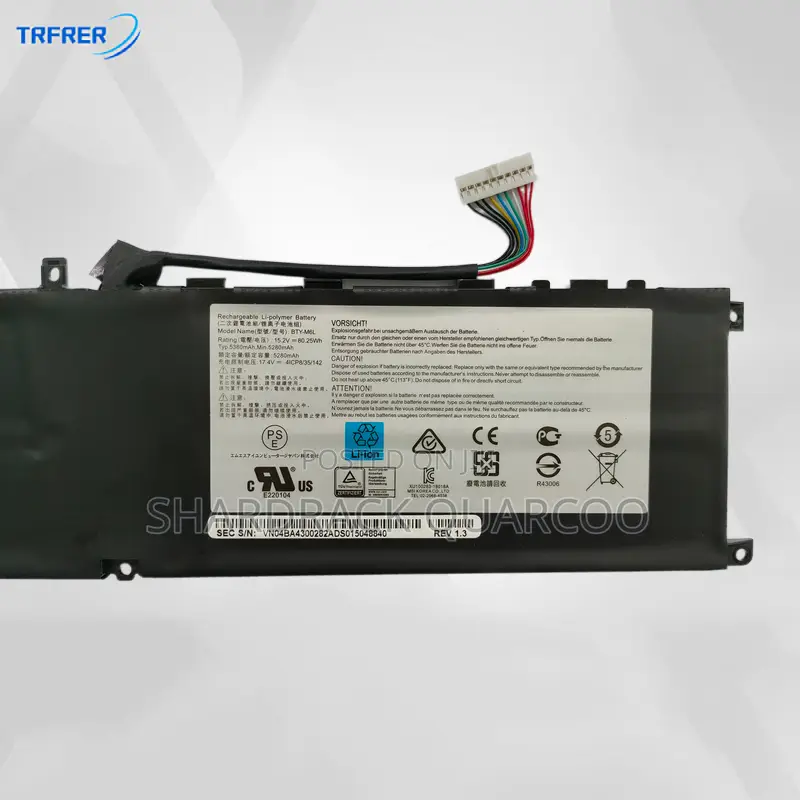 Bty-M6l Laptop Battery for Msi Gs65 Gs75 Stealth Thin 8rf 8re Ps63 P65
