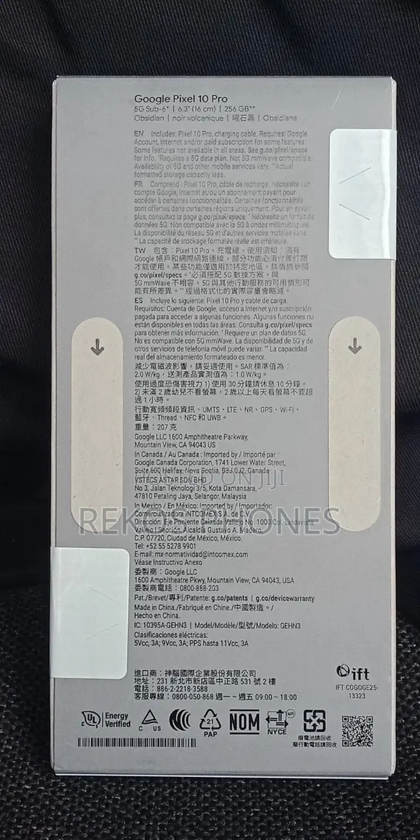 New Google Pixel 10 Pro 128 GB Gray