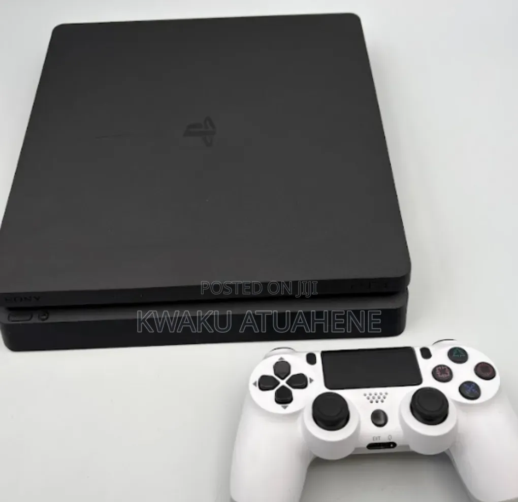 Ps4 Slim With White Controller