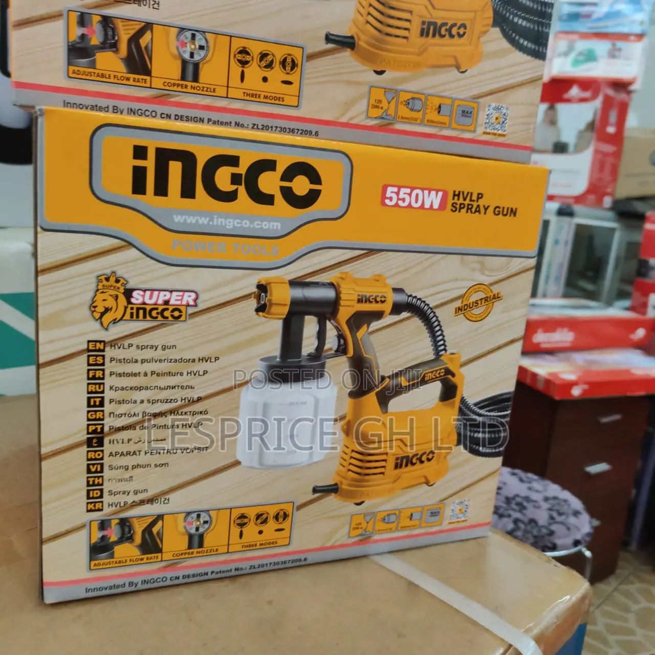 Ever Reliable 550w Floor Based Ingco Spray Gun