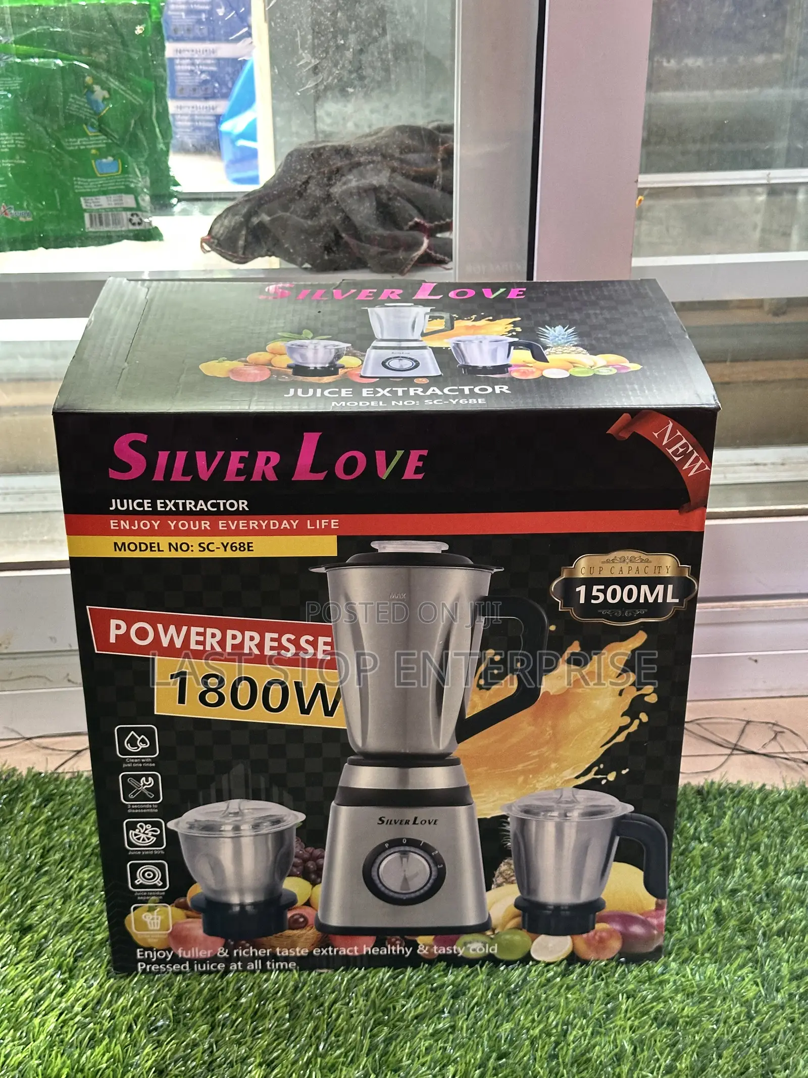 Silver Love Stainless 3 in 1 Blender