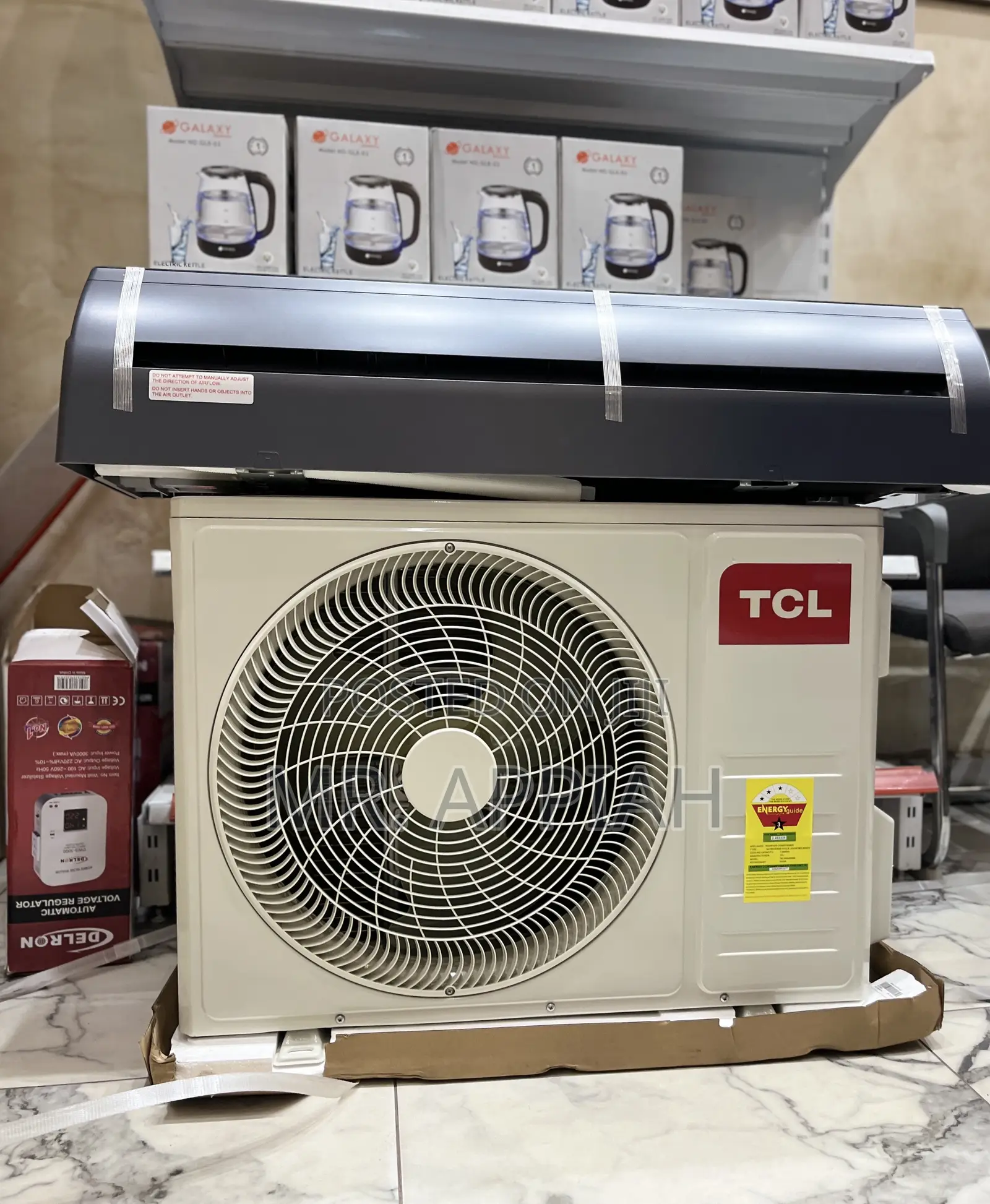 Get TCL 1.5hp Inverter Air Conditioner(Black)Mirror
