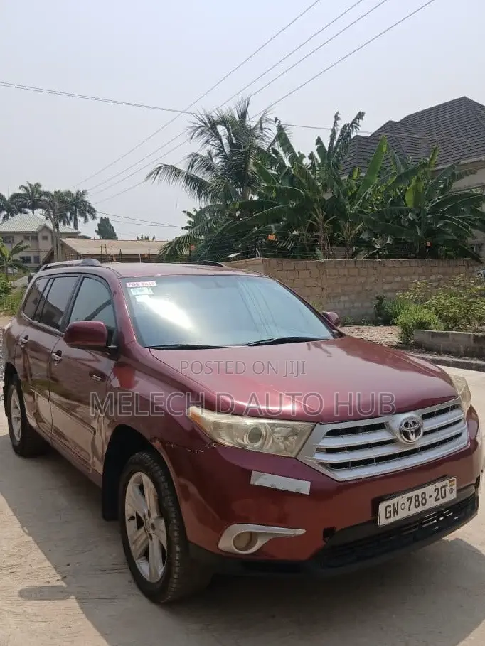Toyota Highlander Limited 2010 Red