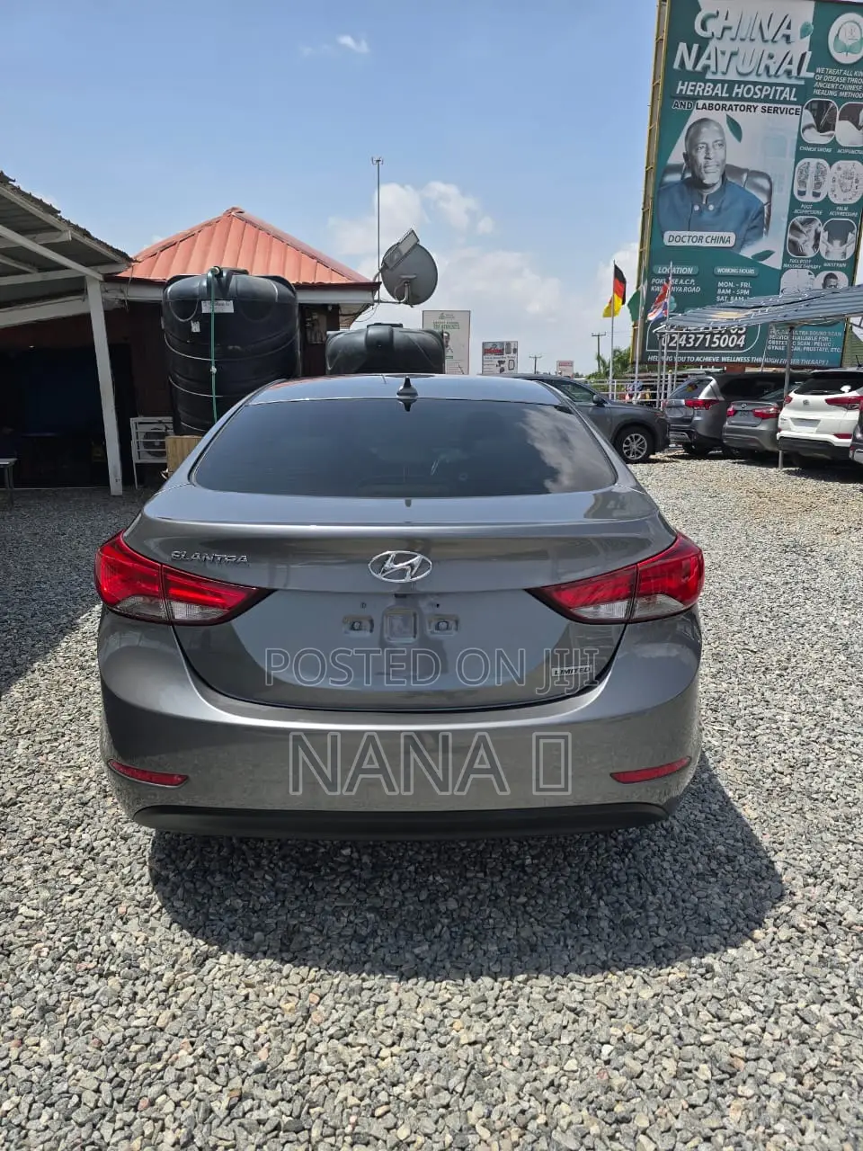 Hyundai Elantra Limited 4dr Sedan (1.8L 4cyl 6A) 2015 Gray